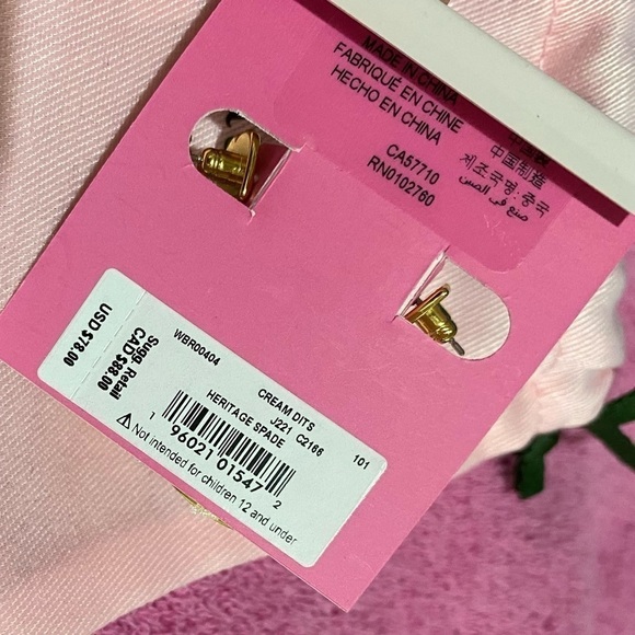 NEW KATE SPADE HOOPS EARRINGS - Picture 7 of 7